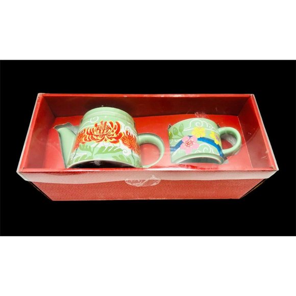 Lunar New Year - Stoneware Tea Infuser & Cup Set ( New 2023 ) - Picture 1 of 4